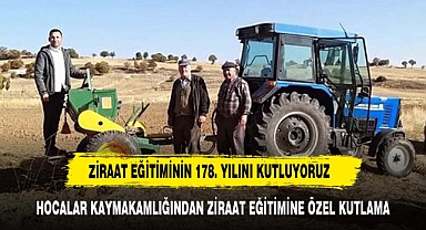 HOCALAR KAYMAKAMLIĞI'NDAN ZİRAAT EĞİTİMİNE ÖZEL KUTLAMA