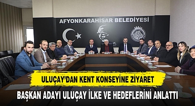 Uluçay'dan Kent Konseyi'ne ziyaret