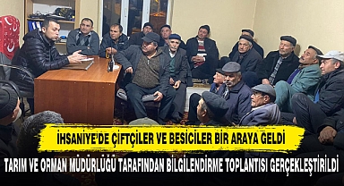 İhsaniye’de Çiftçiler ve Besiciler Bir Araya Geldi