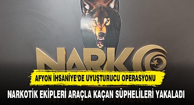 İhsaniye'de uyuşturucu operasyonunda 3 şüpheli yakalandı