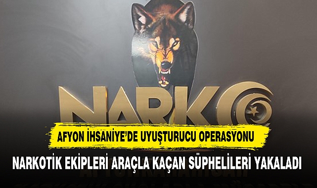 İhsaniye'de uyuşturucu operasyonunda 3 şüpheli yakalandı