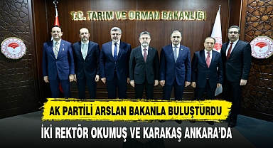 İki Rektör Okumuş ve Karakaş Ankara'da