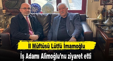 İMAMOĞLU, ALİMOĞLU'NU ZİYARET ETTİ