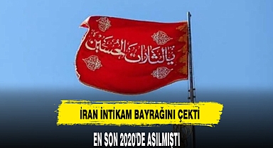 İRAN İNTİKAM BAYRAĞINI ÇEKTİ
