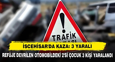 İscehisar'da Kaza: 3 Yaralı