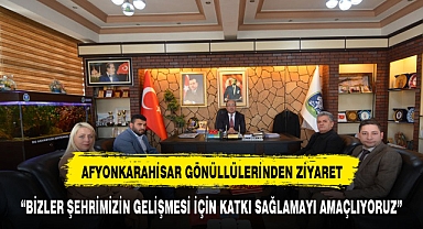 İSTANBUL AFYONKARAHİSAR GÖNÜLLÜLERİ DERNEĞİNDEN BAŞKAN DR. MUSTAFA ÇÖL’E ZİYARET