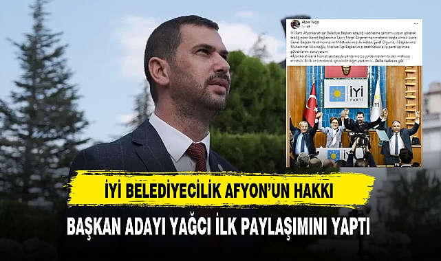 İYİ Belediyecilik Afyon'un Hakkı