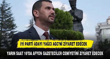 İYİ Parti Afyonkarahisar milletvekili Adayı Alper Yağcı’dan gazetecilere ziyaret