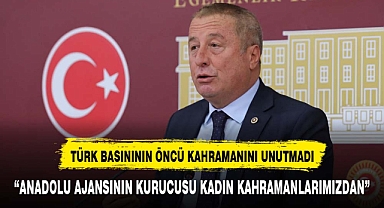 İYİ Parti Genel Başkan Yardımcısı Olgun Türk basının kadın kahramanını unutmadı