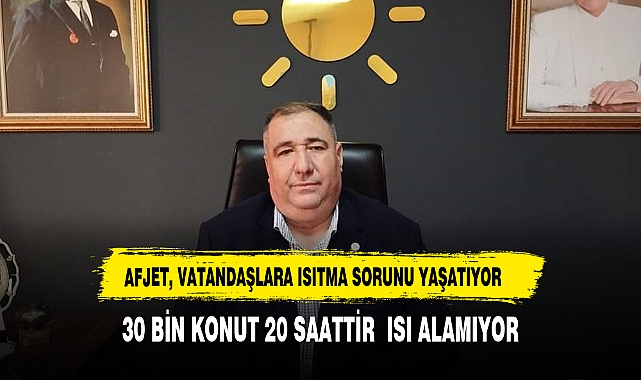 İYİ Parti İl Başkanı İsyan Etti!: AFJET Abonelerinin Donma Çilesi Sürüyor: