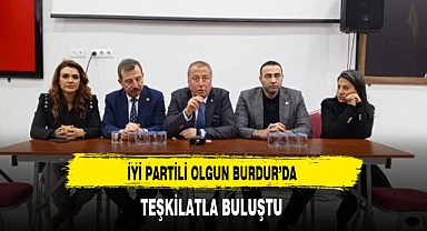 İYİ Partili Olgun Burdur'da Teşkilat Toplantısına Katıldı