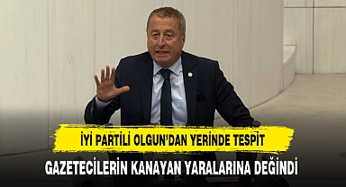 İYİ Partili Olgun'dan Yerinde Tespit Gazetecilerin Sorunlarına Dikkat Çekti