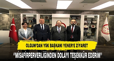 İYİ Partili Olgun'dan YSK Başkanı Yener'e Ziyaret