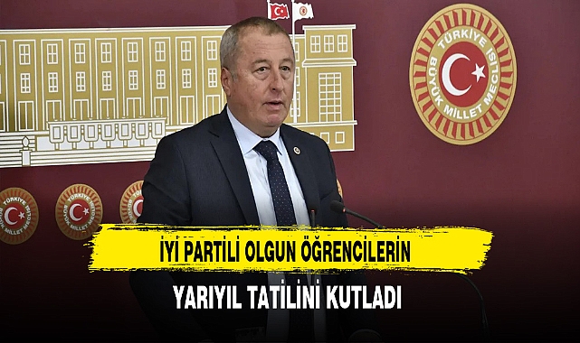 İYİ Partili Olgun Öğrencilerin Yarıyıl Tatilini Kutladı