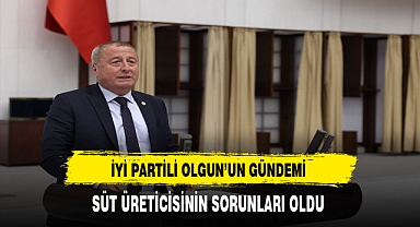 İYİ Partili Olgun'un Gündemi Süt Üreticisinin Sorunlar Oldu