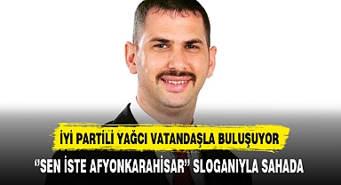 İYİ Partili Yağcı Vatandaşla Buluşuyor