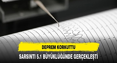 İzmir'de 5,1 büyüklüğünde deprem