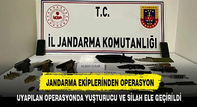 JANDARMA EKİPLERİNDEN OPERASYON