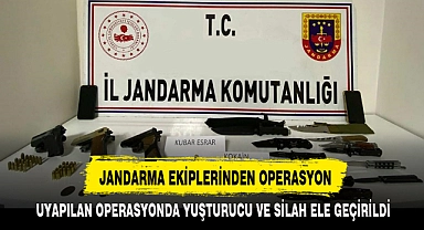 JANDARMA EKİPLERİNDEN OPERASYON