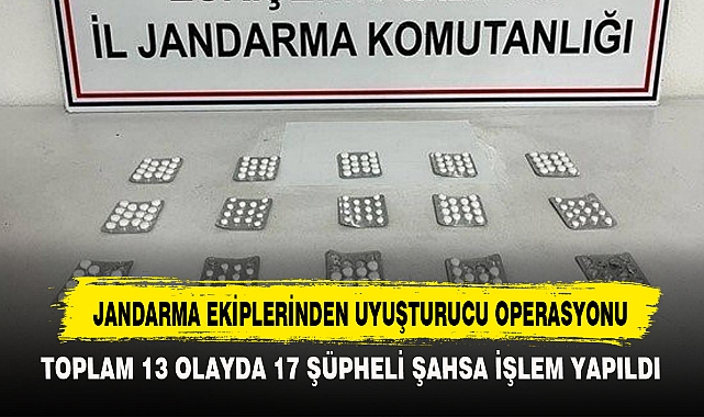 JANDARMA EKİPLERİNDEN UYUŞTURUCU OPERASYONU