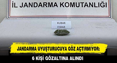 JANDARMA UYUŞTURUCUYA GÖZ AÇTIRMIYOR: