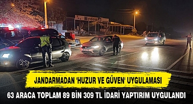 JANDARMADAN 'HUZUR VE GÜVEN' UYGULAMASI