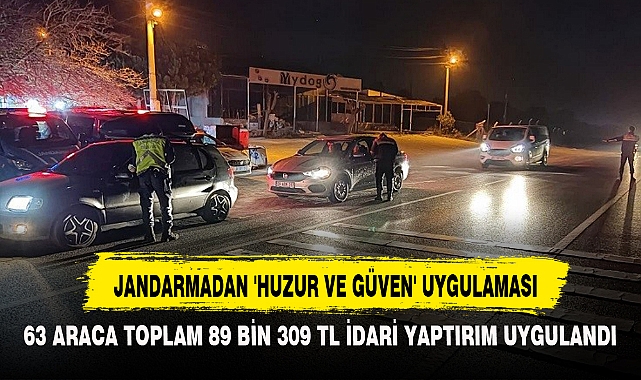 JANDARMADAN 'HUZUR VE GÜVEN' UYGULAMASI