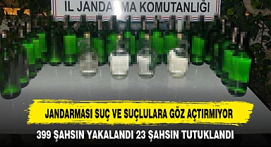 JANDARMASI SUÇ VE SUÇLULARA GÖZ AÇTIRMIYOR