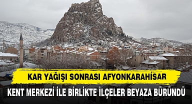 Kar Yağışı Sonrası Afyonkarahisar
