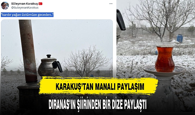 KARAKUŞTAN MANALI PAYLAŞIM