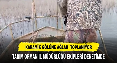 Karamık Gölüne bırakılan pinterler toplandı