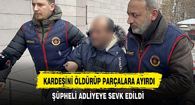 KARDEŞİNİ ÖLDÜRÜP PARÇALARA AYIRDI