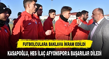 KASAPOĞLU, HES İLAÇ AFYONSPOR'A BAŞARILAR DİLEDİ