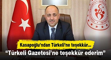 Kasapoğlu'ndan Türkeli'ne teşekkür...