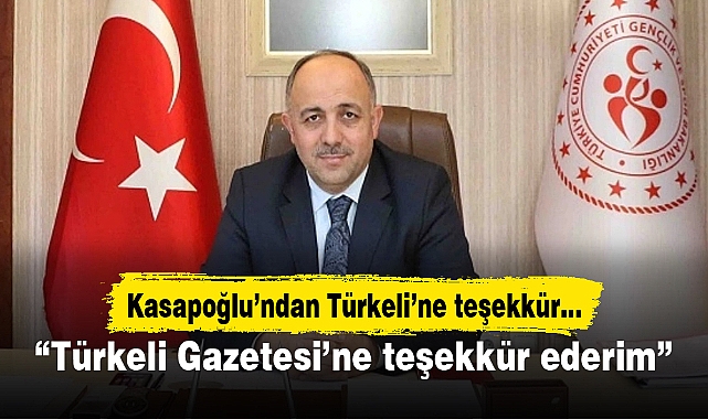 Kasapoğlu'ndan Türkeli'ne teşekkür...