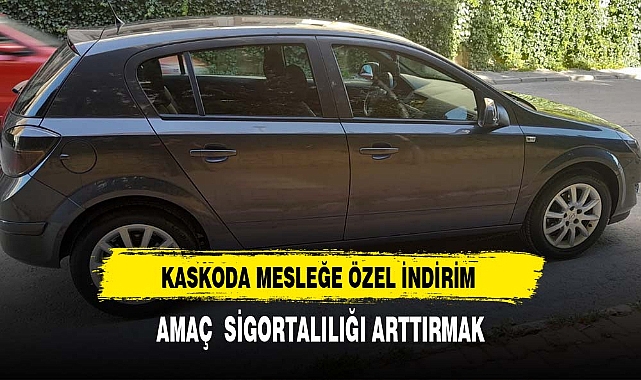 Kaskoda mesleğe özel indirim