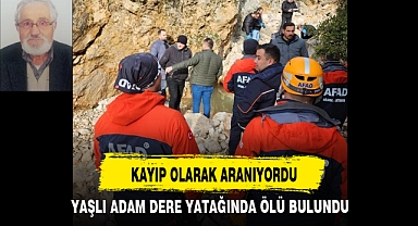 KAYIP OLARAK ARANIYORDU