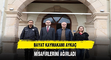 Kaymakam Aykaç Misafirlerini Ağırladı