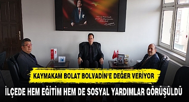 Kaymakam Bolat Bolvadin'e Değer Veriyor