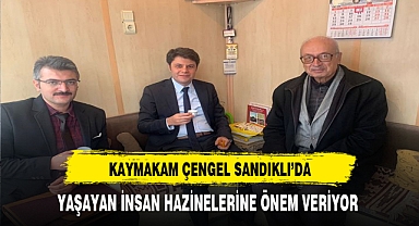 Kaymakam Çengel Sandıklı'da Yaşayan İnsan Hazinelerine Önem Veriyor