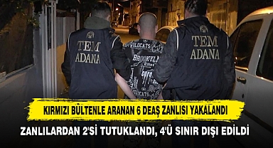 Kırmızı Bültenle Aranan 6 Deaş Zanlısı Yakalandı