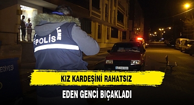 Kız Kardeşini Rahatsız Eden Genci Bıçakladı