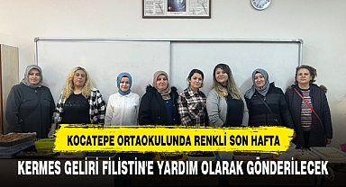 KOCATEPE ORTAOKULU'NDA RENKLİ SON HAFTA ETKİNLİĞİ