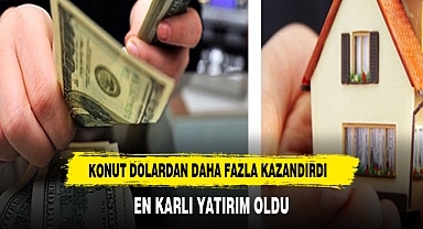 Konut yatırımı dolardan fazla kazandırdı