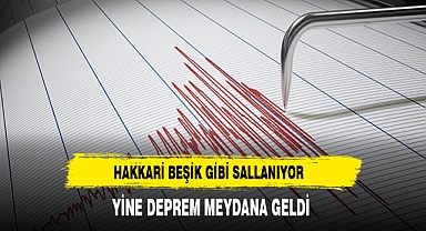 Korkutan Deprem Yürekleri Ağıza Getirdi. Hakkari Beşik Gibi