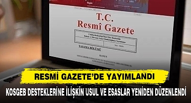 Kosgeb Desteklerine İlişkin Usul Ve Esaslar Yeniden Düzenlendi