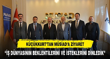 Küçükkurt ve MHP Heyeti Müsiad Afyonkarahisar Şubesini Ziyaret Etti