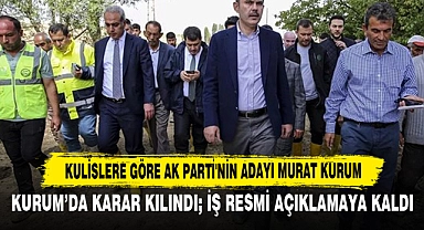 Kulislere Göre Ak Parti'nin Adayı Murat Kurum