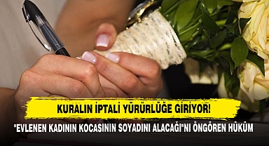 Kuralın İptali Yürürlüğe Giriyor!