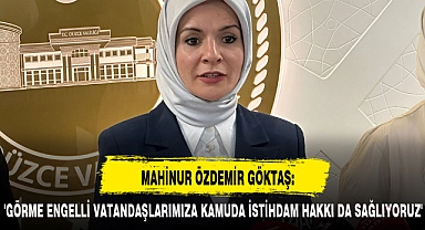 MAHİNUR ÖZDEMİR GÖKTAŞ: